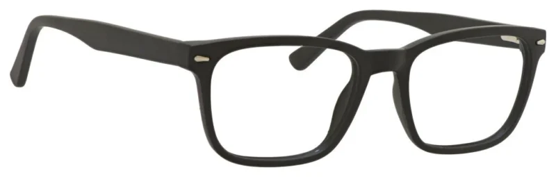 A pair of glasses is shown with no background.