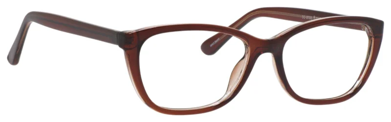 A pair of glasses is shown with the lens closed.