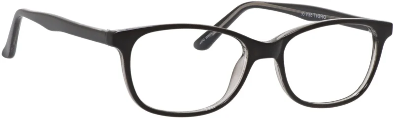 A pair of glasses is shown with the same frame.