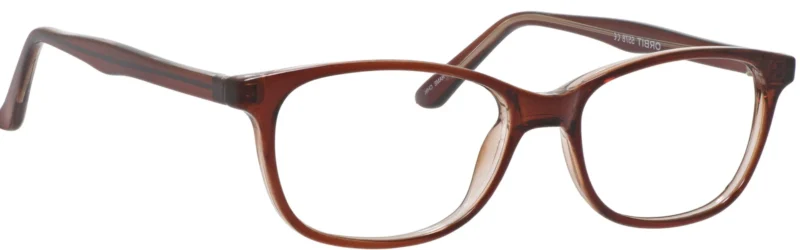 A pair of glasses is shown with the lens closed.