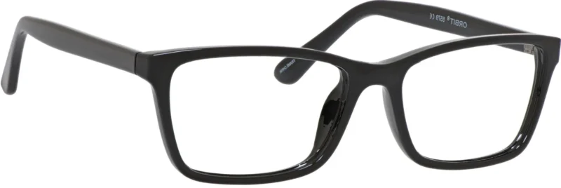 A pair of glasses is shown with the lens closed.