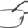 A pair of glasses is shown with no lens.