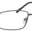 A pair of glasses is shown with no lens.