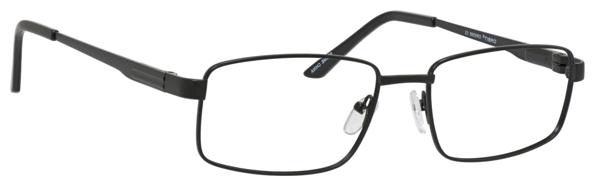 A pair of glasses with a clip on the side.