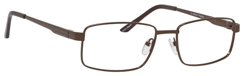 A pair of glasses is shown with the same frame.