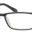 A pair of glasses is shown with no lens.