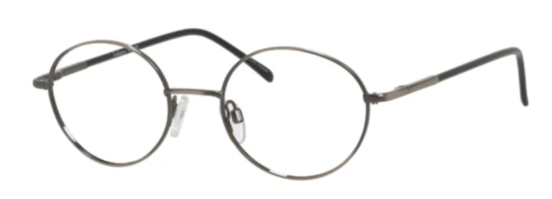 A pair of glasses is shown with no background.