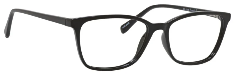 A pair of glasses is shown with the same frame.