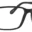 A pair of glasses is shown with no lens.