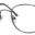 A pair of glasses is shown with clear lenses.