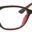 A pair of glasses is shown with the same color.