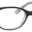 A pair of glasses is shown with the same pattern as the frame.