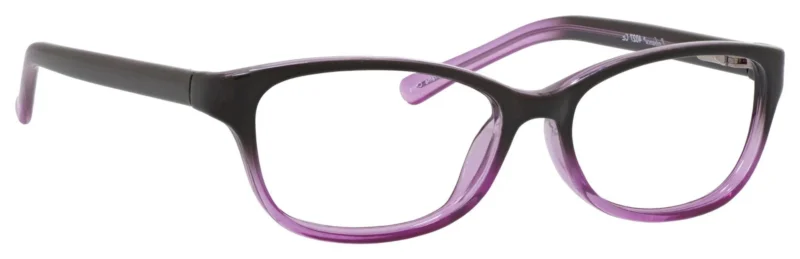 A pair of glasses is shown with the same color.