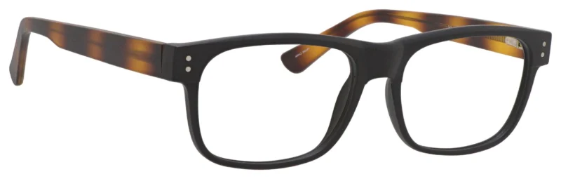 A pair of glasses is shown with no background.