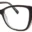 A pair of glasses is shown with the same frame.