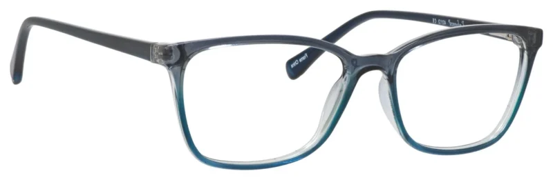 A pair of glasses is shown with the same color.