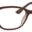 A pair of glasses is shown with the same color.