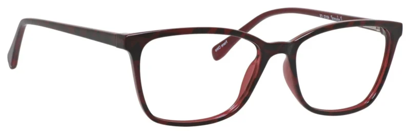 A pair of glasses is shown with the same color.