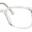 A pair of glasses is shown with no background.