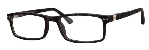 A pair of glasses is shown with no background.