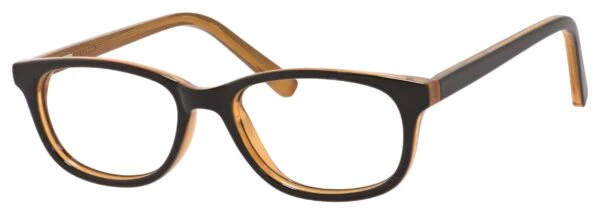 A pair of glasses is shown with the same color.