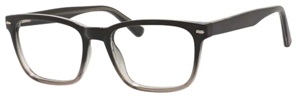 A pair of glasses is shown with the same color as the bottom.