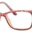 A pair of glasses is shown with the same pattern.