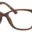 A pair of glasses is shown with the same color as the frame.