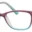 A pair of glasses is shown with different colors.