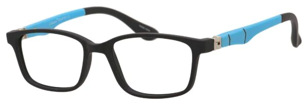 A pair of glasses is shown with no background.