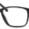 A pair of glasses is shown with no lens.