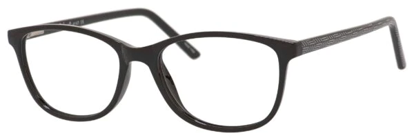 A pair of glasses is shown with the lens closed.