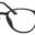 A pair of glasses is shown with no lens.