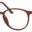 A pair of glasses is shown with the frame on.