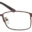 A brown pair of glasses is shown.