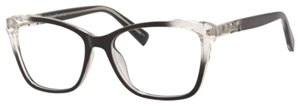 A pair of glasses is shown with the same frame.