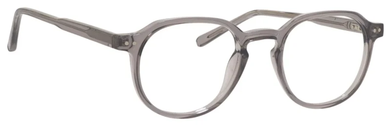 A pair of glasses is shown with the frame closed.