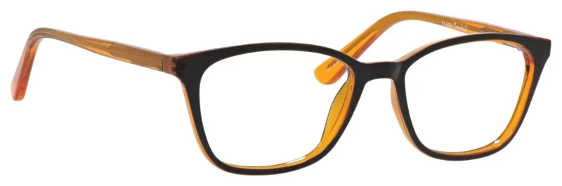 A pair of glasses is shown with the same color.