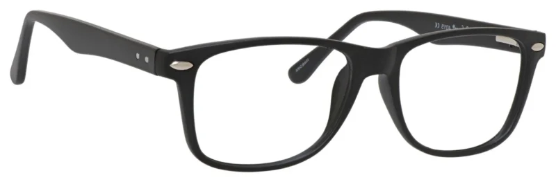 A pair of glasses is shown with no background.