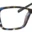 A pair of glasses is shown with different colors.