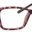 A pair of glasses is shown with different colors.