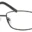 A pair of glasses is shown with no lens.