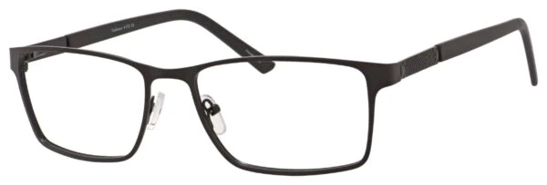 A pair of glasses is shown with no background.