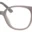 A pair of glasses is shown with the same color as the bottom rim.