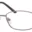 A pair of glasses is shown with black rims.